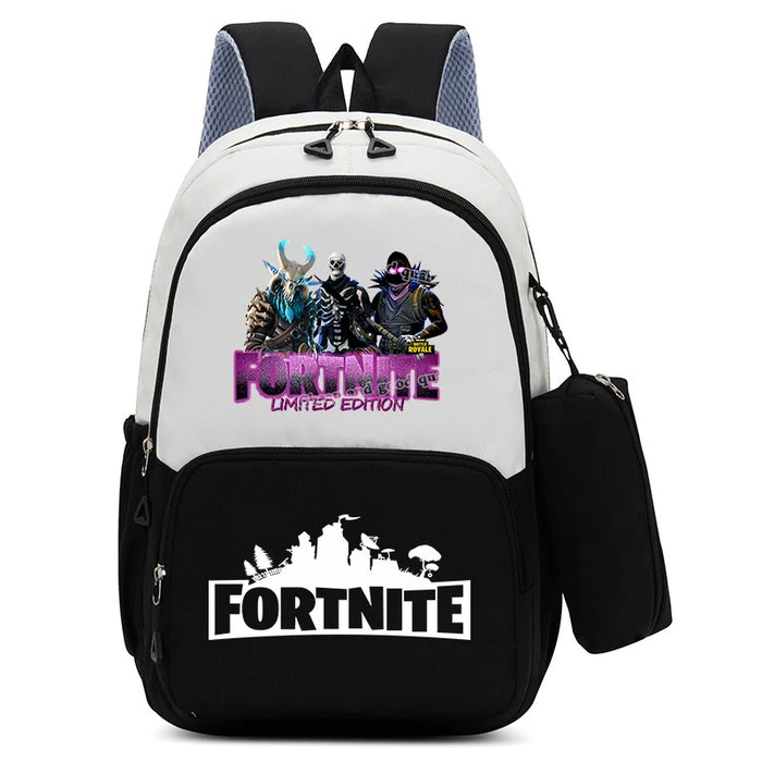 Fortnite™ 2-Piece Backpack & Pencil Case Set – Gamer Rucksack & Stationery Pouch for Students & Teens