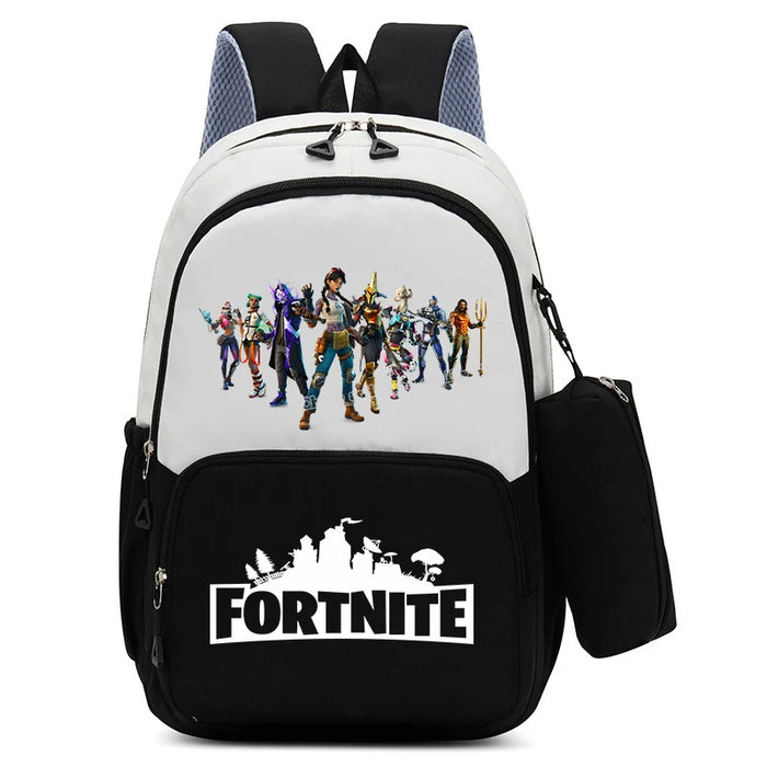 Fortnite™ 2-Piece Backpack & Pencil Case Set – Gamer Rucksack & Stationery Pouch for Students & Teens