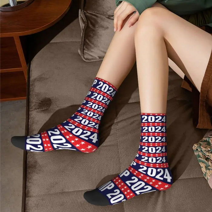 Trump 2024 Unisex Novelty Crew Socks