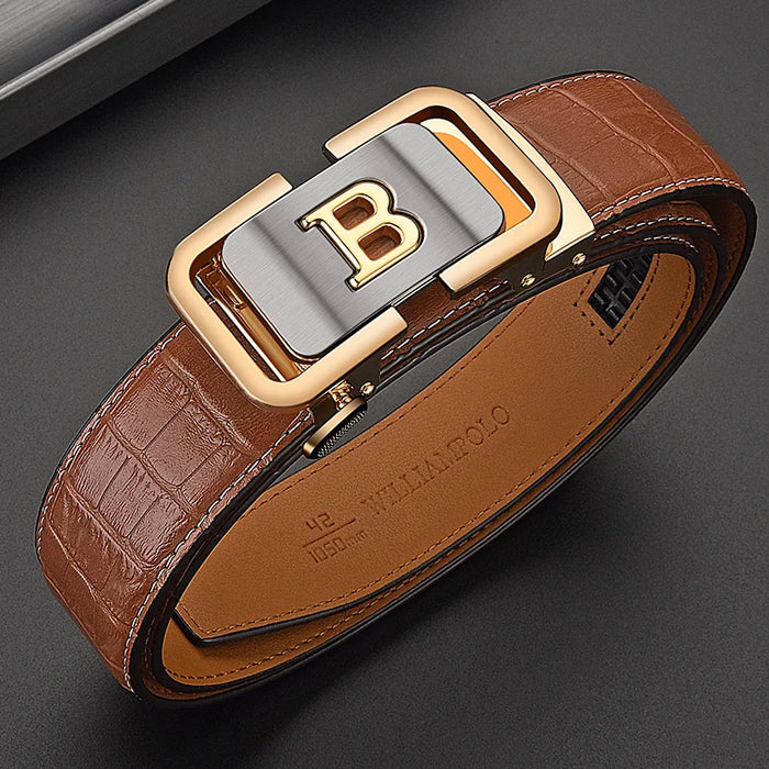 Luxury Fashion Designers Vintage Brand Famous Genuine Leather Belts