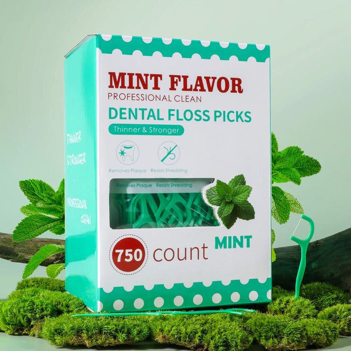 Mint Dental Floss Sticks – Portable Disposable Oral Care for Deep Interdental Cleaning