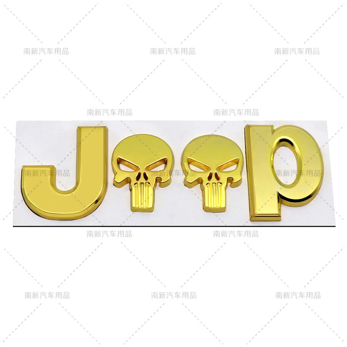 Jeep 3D Metal Emblem Badge Auto Car Stickers Accessories For Jeep Cherokee Wrangler Liberty Compass Car Styling
