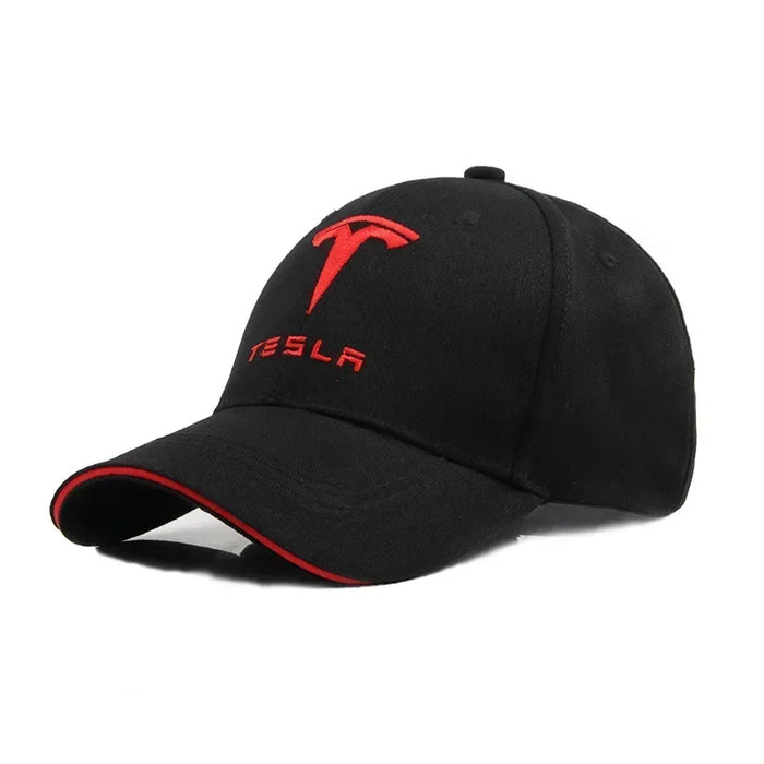Tesla Snapback Cap – Premium Adjustable Baseball Hat for Model 3, Y, S, X, Roadster & Cybertruck Fans | Unisex Casual Racing Hat