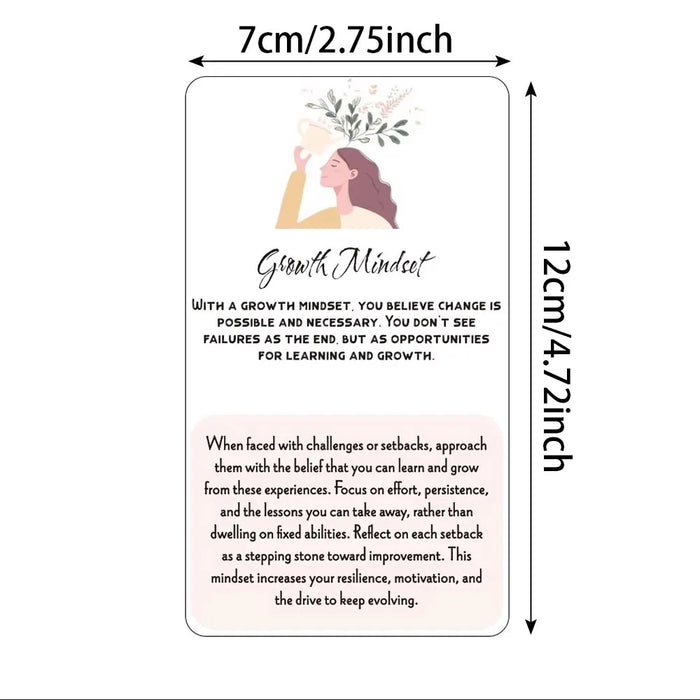 Mindfulness & Self-Care Card Deck – 56 Relaxation & Stress Relief Cards (12x7 cm)