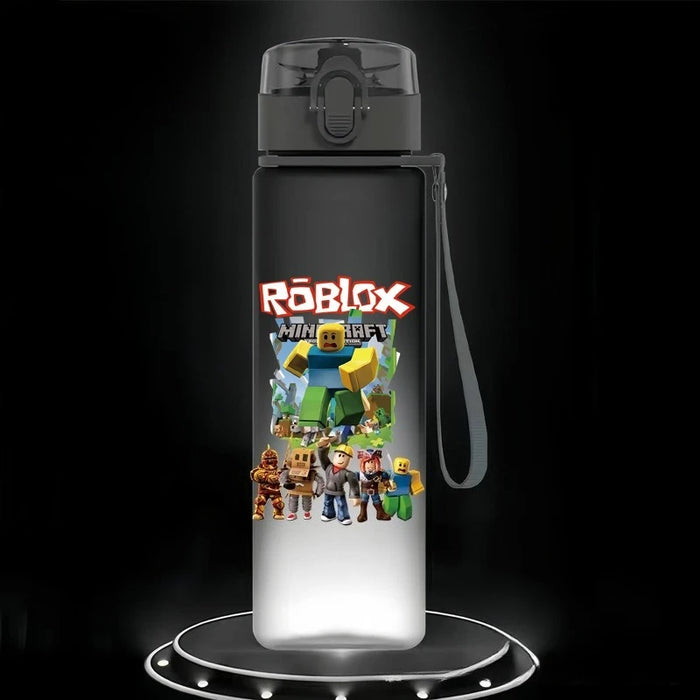Roblox™ 560ml Cartoon Water Bottle – Roblox-Inspired Frosted Cup for Kids, School & Sports