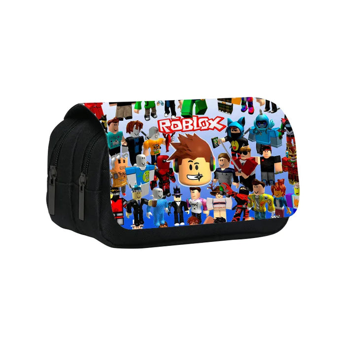 ROBLOX Kids Creative Pencil Case – Cute Cartoon Game Stationery Box for Primary School Boys & Girls