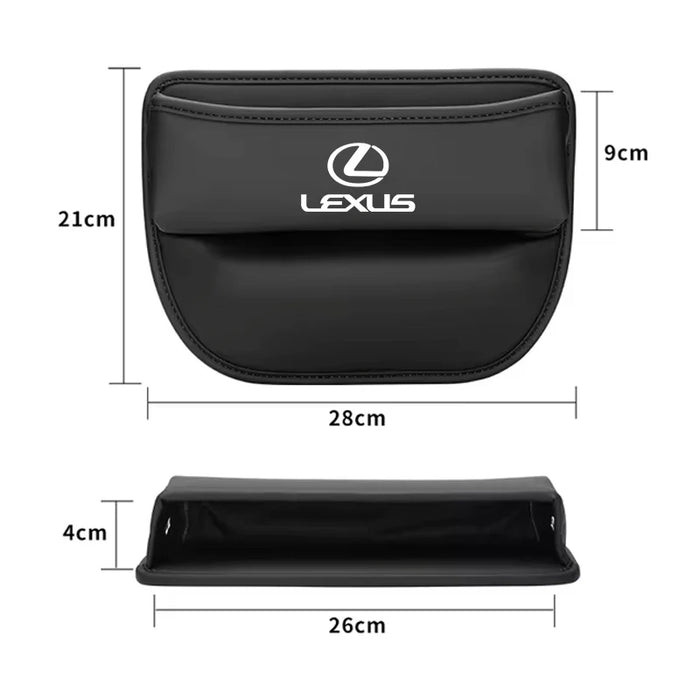 Lexus Car Seat Storage Box | Leather Gap Filler & Drop-Stopper for RX350, NX300h, IS250, ES350 & More