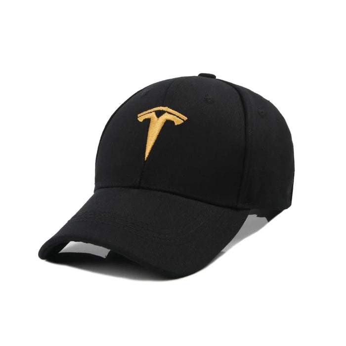 Premium Tesla Adjustable Baseball Cap – Outdoor Hat for Model 3, S, X, Y & Roadster Owners