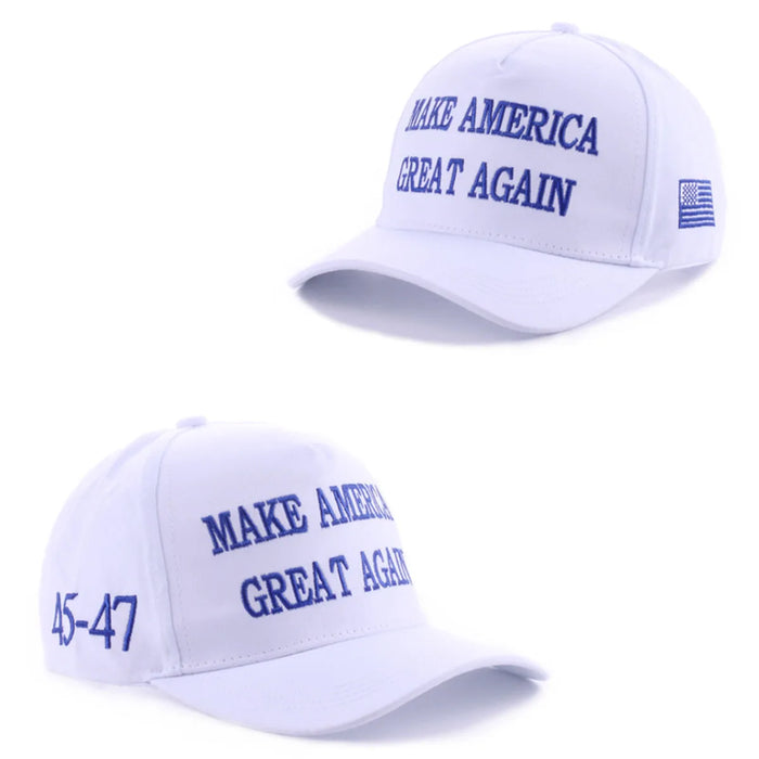 Donald Trump 45-47 MAGA Adjustable Baseball Cap