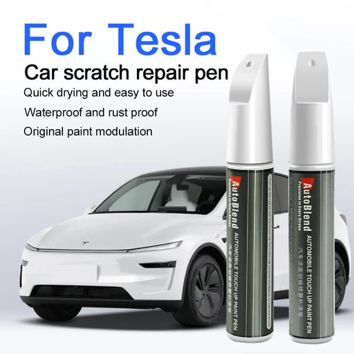 Tesla Scratch Repair & Wheel Touch-Up Pen – For Model 3, Y, S, X | Clear Coat Gloss Enhancer | Car Paint Scratch Remover