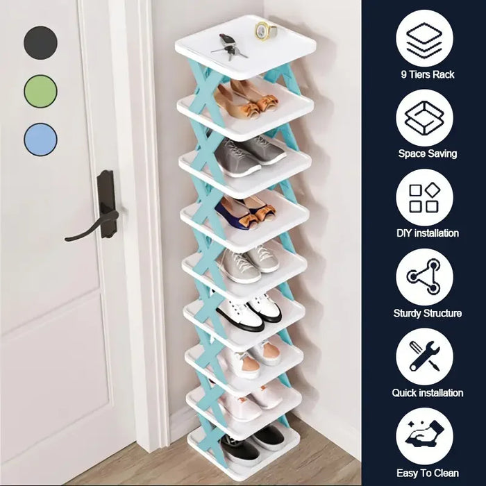 Shoe Rack Storage Organizer Detachable Shoe Racks Family Household Rack Multi Layer Simple Shoes Shelf Color Cabinet