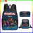 Roblox Three-piece Set of School Bag Game Backpack