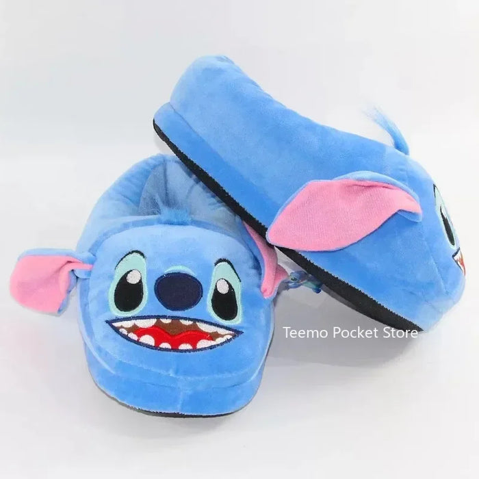Disney Lilo & Stitch Cotton Slippers – Warm Winter Indoor House Shoes, Christmas Gift