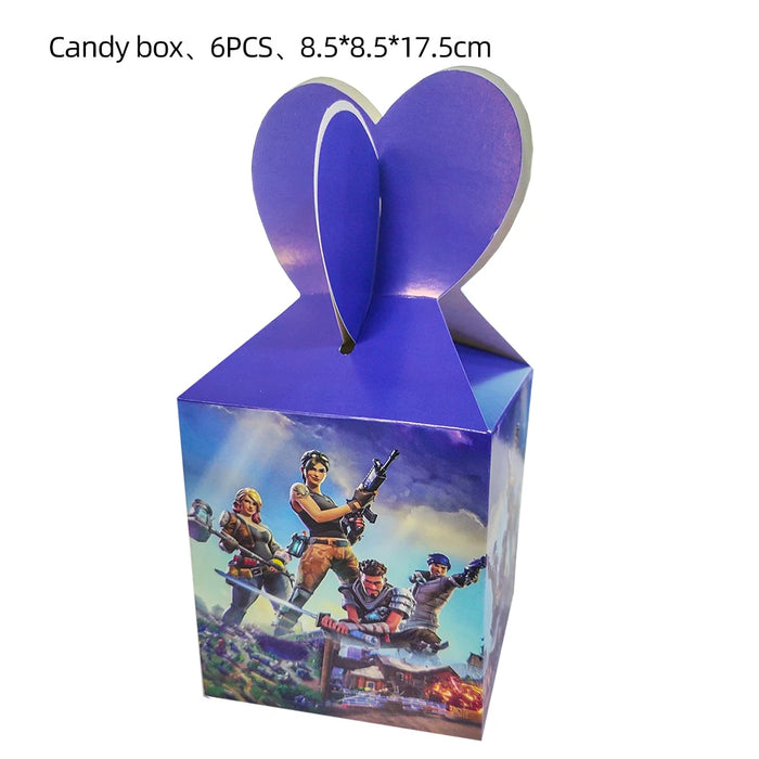 BattleFest™ Fortnite Party Set – Llama Theme Plates & Cups for Boys’ Birthday Decorations