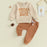 0–3Y Toddler Boy Fall Outfit Set – Letter Print Long Sleeve Sweatshirt and Pants Tracksuit for Winter
