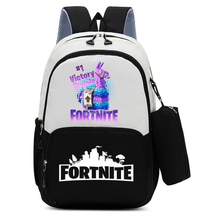 Fortnite™ 2-Piece Backpack & Pencil Case Set – Gamer Rucksack & Stationery Pouch for Students & Teens