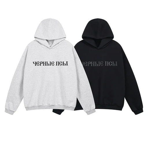 New kanye YEEZY YZY SPLY Hoodies Russian Language Men Woman Loose Sweatshirts