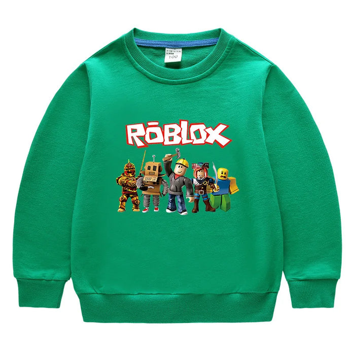 ROBLOX™ Kids Cotton Hoodie – Roblox-Inspired Long Sleeve Sweatshirt for Toddlers & Young Children