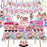 Roblox Birthday Children Decoration Pink Girl Balloons Tableware bag Paper Plate Cup Straw Party Supplies Game Baby Shower