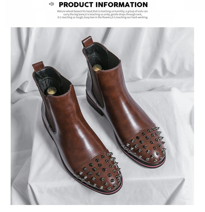 Luxury Fashion Designer Men Chelsea Boots