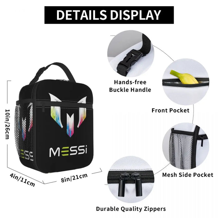 Messi Insulated Lunch Bag For Work Portable Thermal Cooler Lunch Boxes