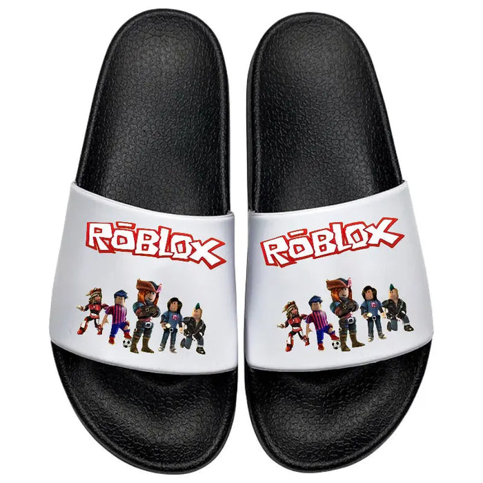 Roblox™ Kids Cartoon Slippers – Soft, Anti-Slip Summer Slides for Indoor & Outdoor Fun