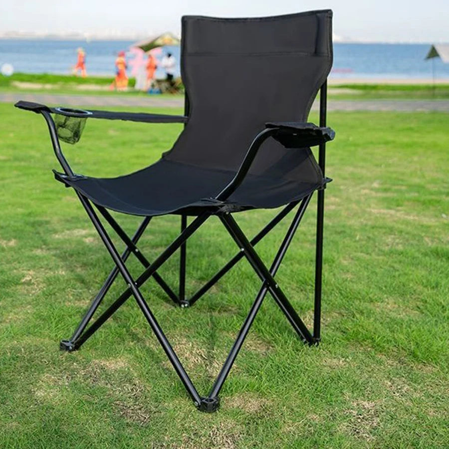 Foldable Camping Armchair – Portable Outdoor Chair for Fishing, Beach & Travel with Durable Frame