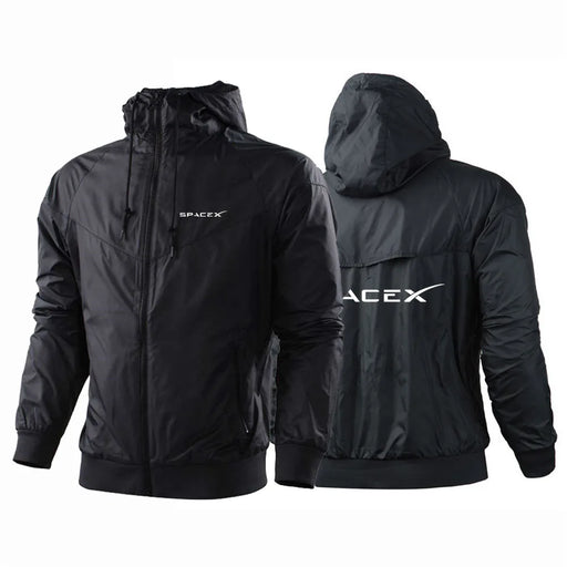 SpaceX Men's New Fashionable Windbreaker Jackets