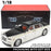 1:18 Rolls-Royce Phantom Die-Cast Model – Zinc Alloy Pull-Back Car with Sound & Light, Realistic Collectible Toy