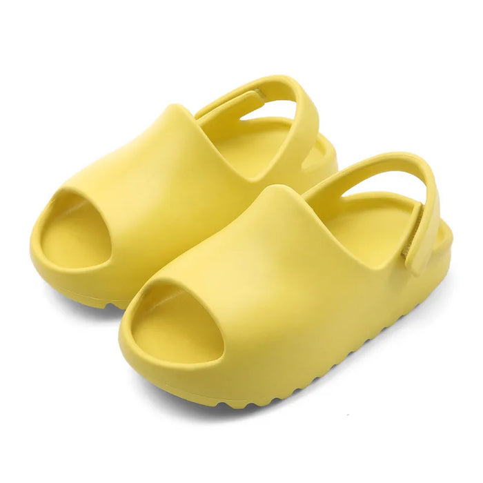 Yeezy Kids Fashion Slides – Boys & Girls Thick Platform Non-Slip Baby & Children’s Sandals