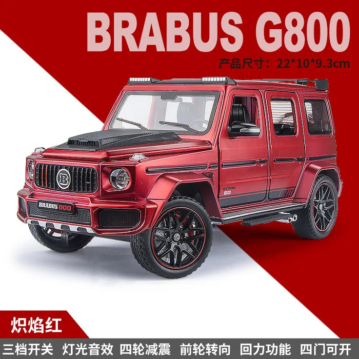 1:24 G800 G-Wagon Die-Cast Model – Alloy Off-Road SUV Toy, Miniature Collectible & Gift
