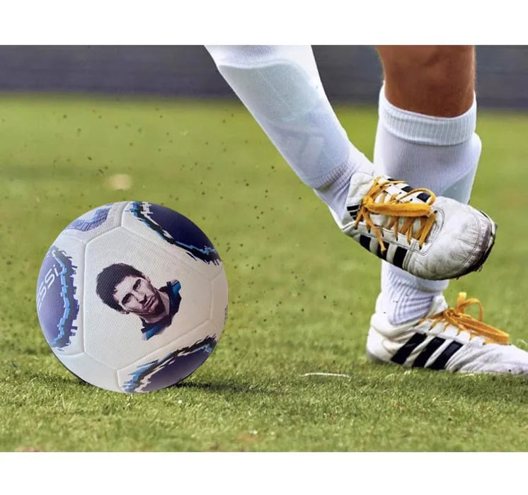 Leo Messi #10 Signature Match Football – Official Size 5 Premium Soccer Ball for Training & Match Play
