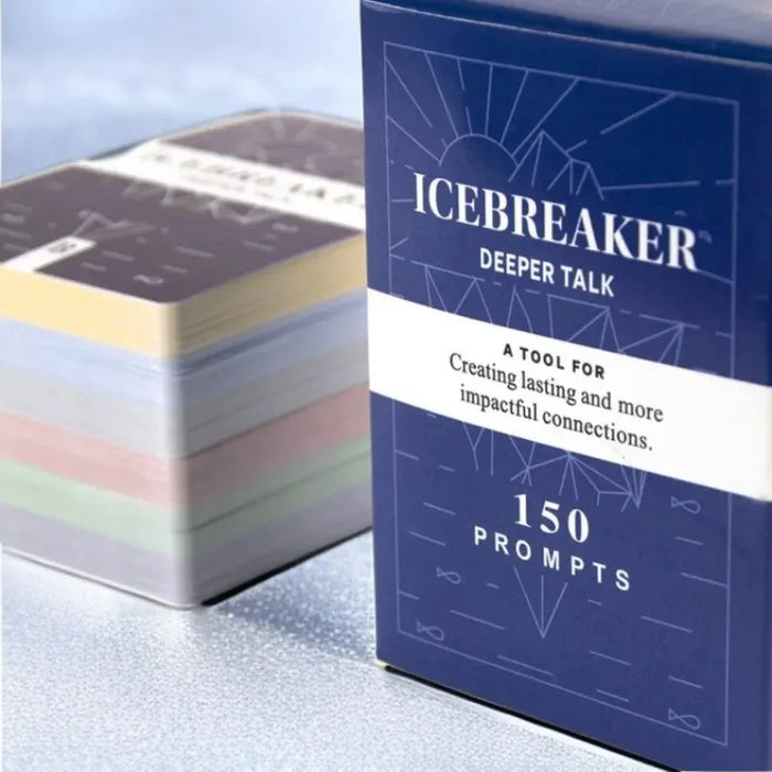 Icebreaker Conversation Card Game – Deep Talk Deck by BestSelf | Fun Conversation Starter to Strengthen Relationships & Build Connections