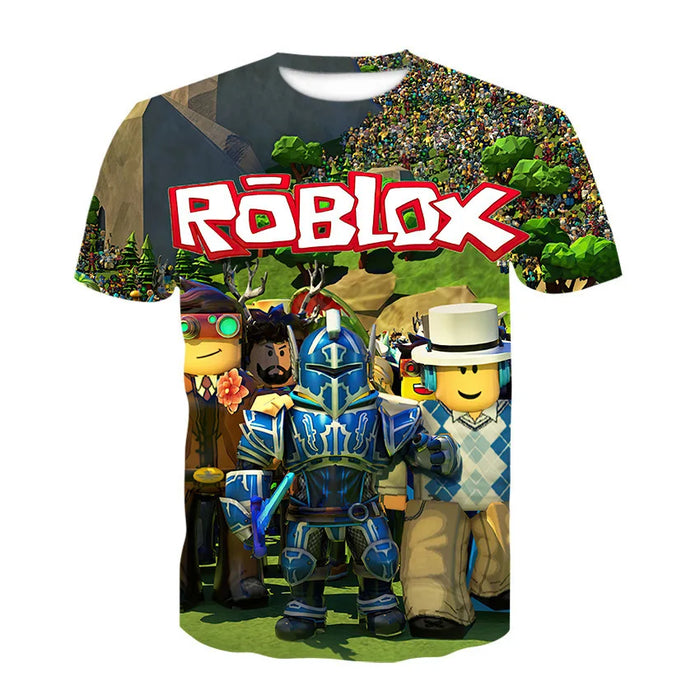 Roblox™ Kids T-Shirt – Roblox-Inspired Short Sleeve Tee for Summer Comfort & Style