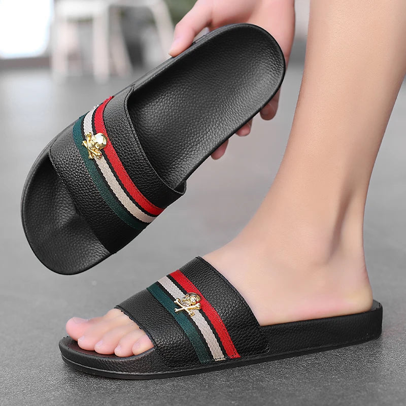 Luxury Fashion Designer Brand Slippers Soft Slides