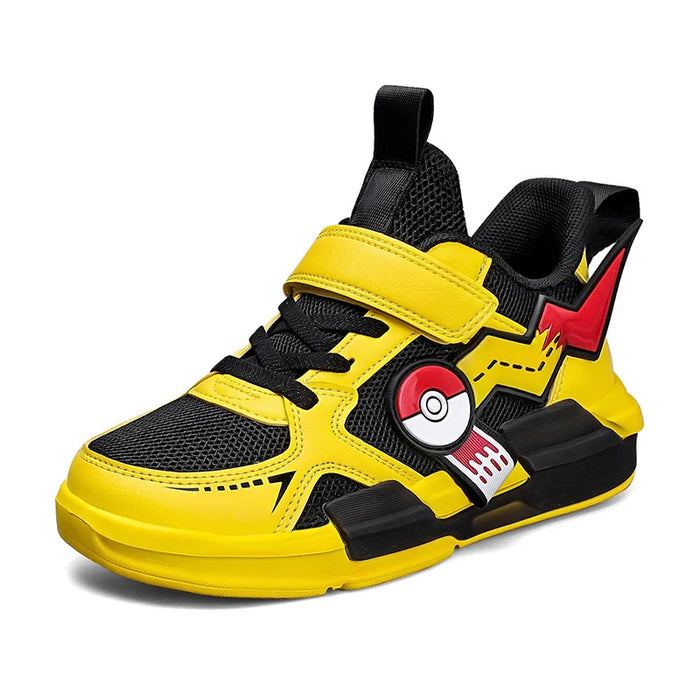 Pokémon Pikachu Kids Sneakers – Breathable Non-Slip Running Shoes for Boys & Girls, Student Sports Fashion