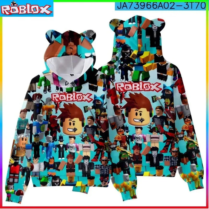 ROBLOX Children's Clothing Cat Ear Hooded  Sweatshirt