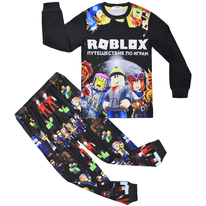 Roblox Clothing Middle and Big Kids Two-piece Pajamas