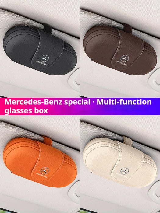 Mercedes-Benz™ Visor Glasses Case – Premium Sunglasses Holder for Mercedes-Benz A/C/E/V/GLC/ML/SLK/GLK & More