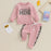 Baby Girl Leopard Print Outfit – 2PC Long Sleeve Pullover & Strap Pants Set (0–3Y)