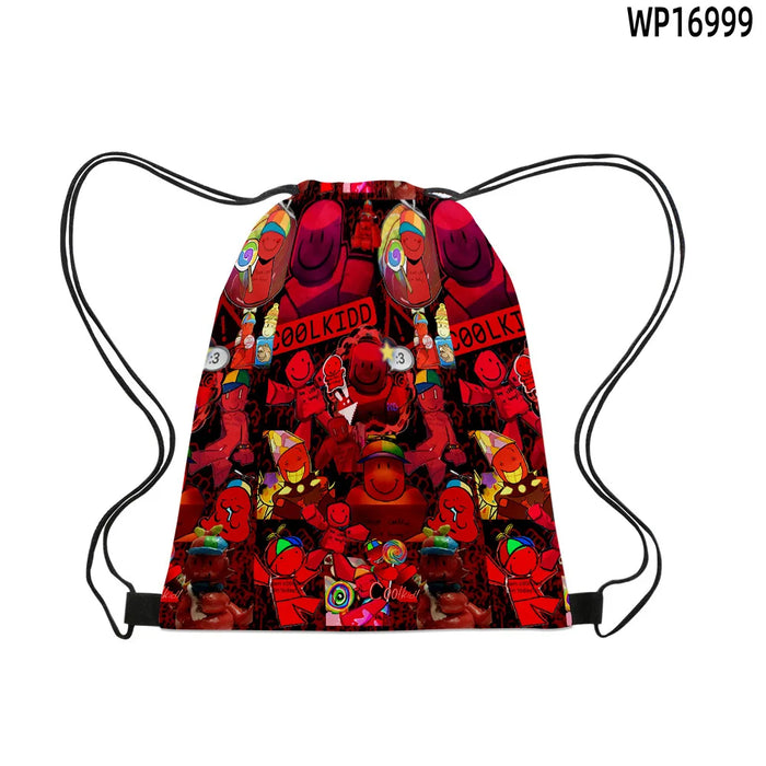 Roblox Gubby 3D Drawstring Backpack – Lightweight Anime-Inspired Travel & School Bag for Kids & Gamers