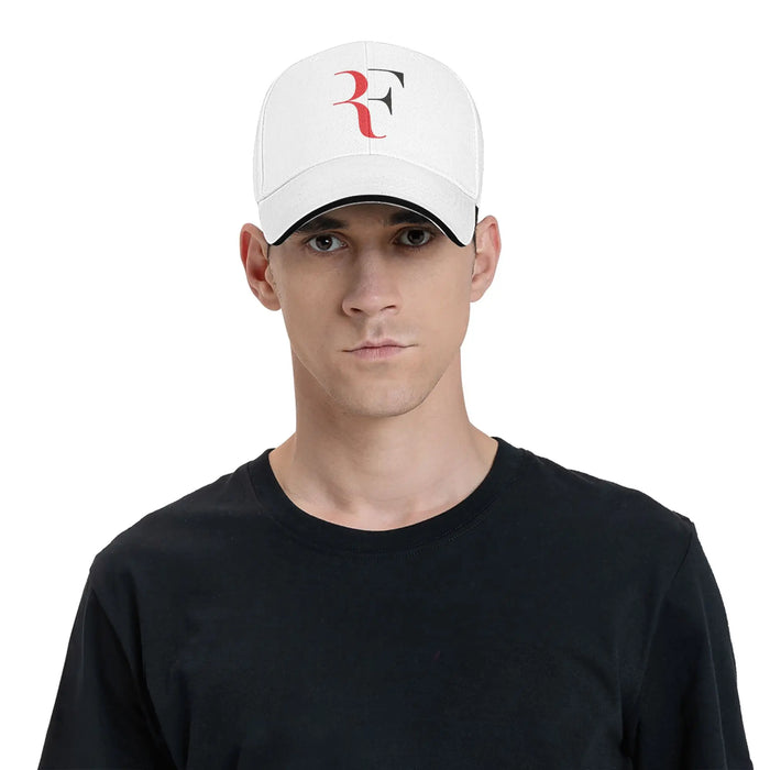 Roger Federer RF Adjustable Tennis Cap – Unisex Sports Baseball Hat for Men & Women