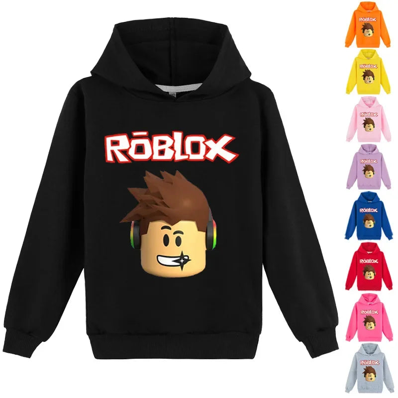 Roblox™ Kids Hoodie – Warm Roblox-Inspired Pullover Sweatshirt for Boys & Girls