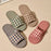 Luxury Designer Indoor Slippers – Soft Cotton, Lightweight & Anti-Slip Retro Home Slides for Ultimate Comfort