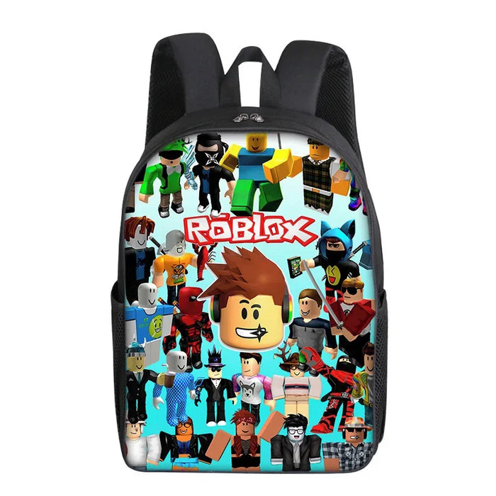 Roblox Three-piece Set of School Bag Game Backpack