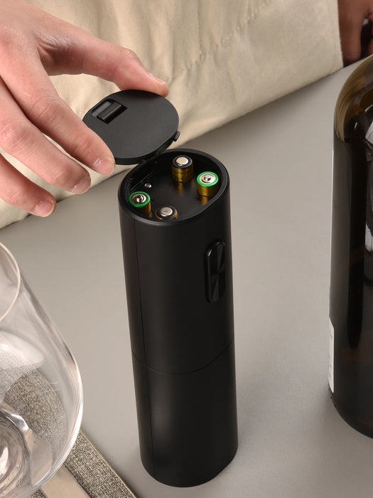 VinoEase™ Electric Wine Opener Set – One-Touch Automatic Corkscrew with Luxury Stand & Accessories