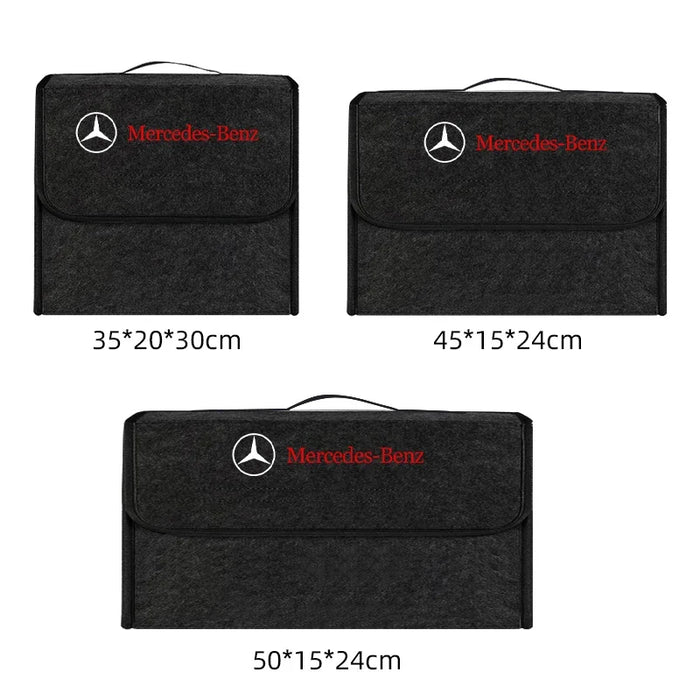 TrunkTidy™ Large Trunk Organizer – Heavy-Duty Foldable Cargo Storage for Mercedes-Benz CLS & CLA