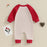 Baby Girl Valentine's Day Romper – Heart Embroidered Long Sleeve Jumpsuit (0–18M)