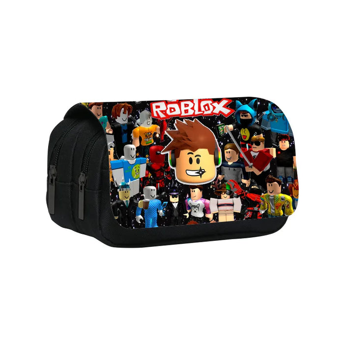 ROBLOX Kids Creative Pencil Case – Cute Cartoon Game Stationery Box for Primary School Boys & Girls