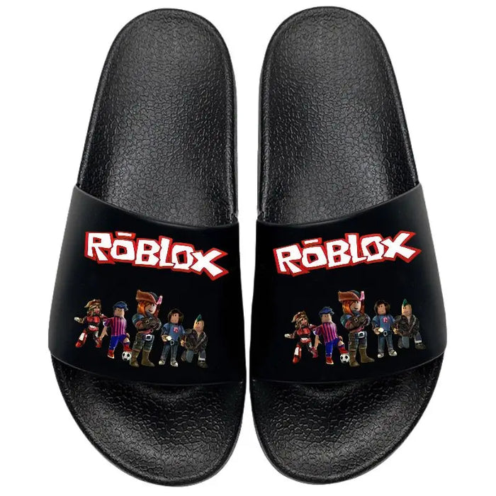 Roblox™ Kids Cartoon Slippers – Soft, Anti-Slip Summer Slides for Indoor & Outdoor Fun